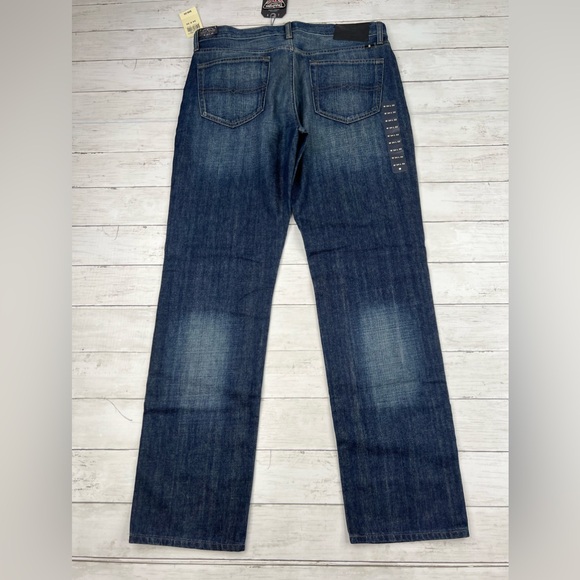 Triumph for Lucky Brand Men’s 121 Heritage Slim Denim Blue Jeans NWT 34x32 - Picture 3 of 12